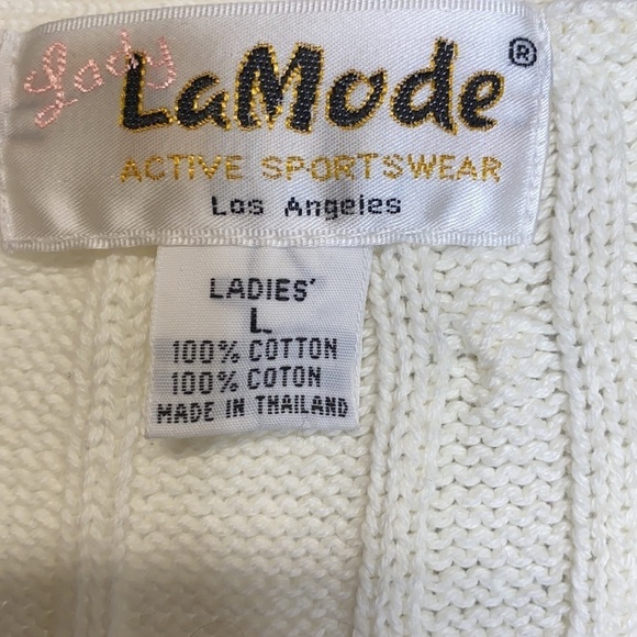 Cable Knit Cadillac Vintage Grandpa Grandma Core Light Academia Sweater Vest - Picture 8 of 10